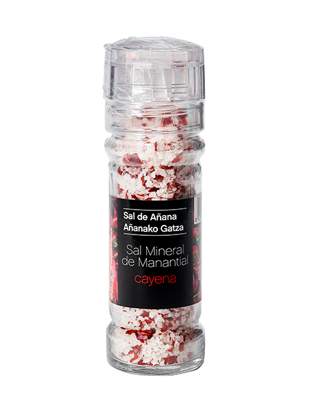 Sal de Añana Mineral Spring Salt with Cayenne 70 gr. - Oliva Oliva
