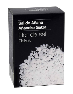 Sal de Añana Flocken von fleur de sel Box 250 gr. - Oliva Oliva