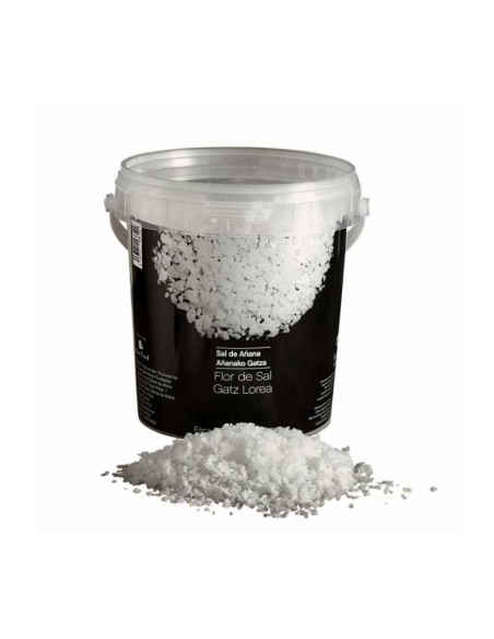 Sal de Añana Flocons de fleur de sel Cube 500 gr. - Oliva Oliva