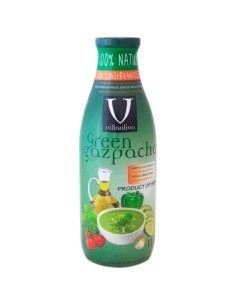 Villaolivo - Gazpacho vert - Bouteille en verre 1 l.