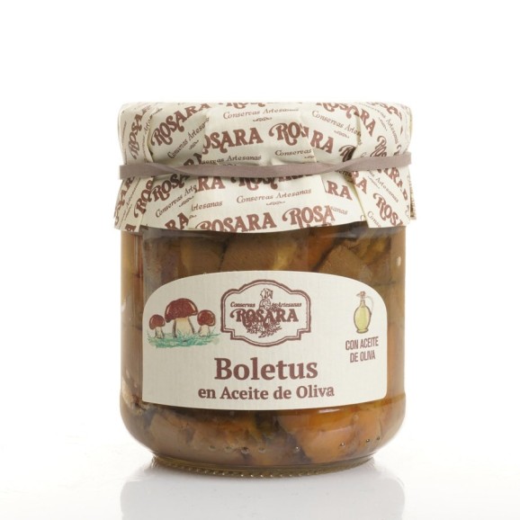 Rosara Boletus en Aceite de Oliva Tarro 212 ml. - Oliva Oliva