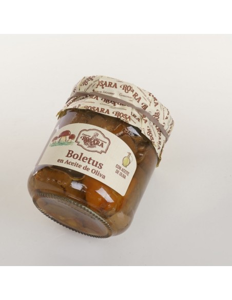 Rosara Boletus en Aceite de Oliva Tarro 212 ml. - Oliva Oliva