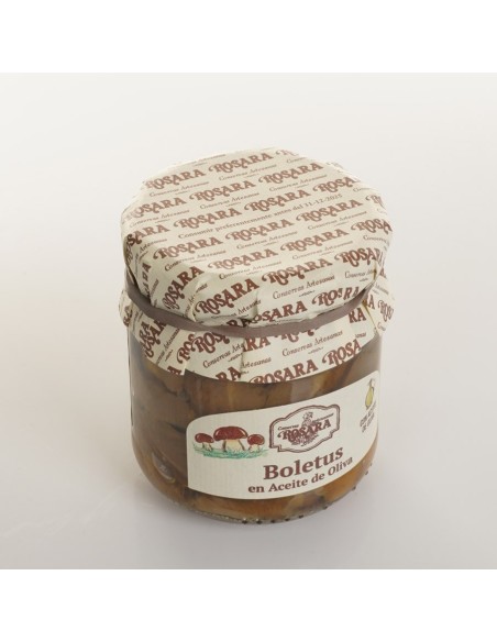 Rosara Boletus en Aceite de Oliva Tarro 212 ml. - Oliva Oliva