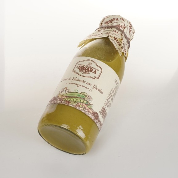 Conservas Artesanas Rosara Crema De Guisantes Con Gambas Botella 500 ML