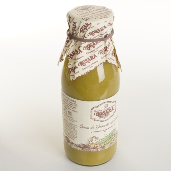 Conservas Artesanas Rosara Crema De Guisantes Con Gambas Botella 500 ML