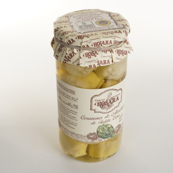 Conservas Artesanas Rosara Corazones De Alcachofa De Tudela I.G.P. Tarro 720 ML