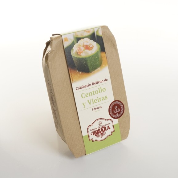 Conservas Artesanas Rosara Calabacin Rell. centollo Y Vieira Lata A-F 270 ML