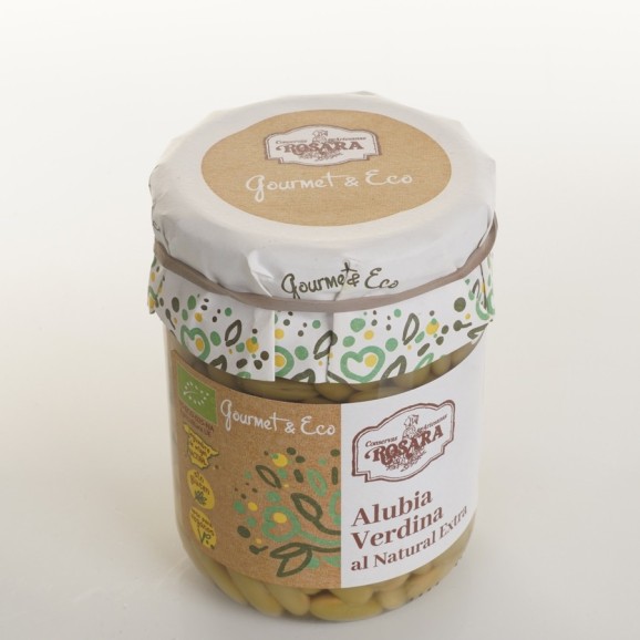 Conservas Artesanas Rosara Alubia Verdina Extra Ecológica Al Natural - Tarro 445 ML
