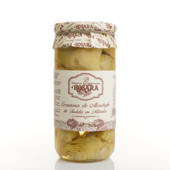 Conservas Artesanas Rosara Alcachofa De Tudela En Mitades I.G.P. - Tarro 720 ML