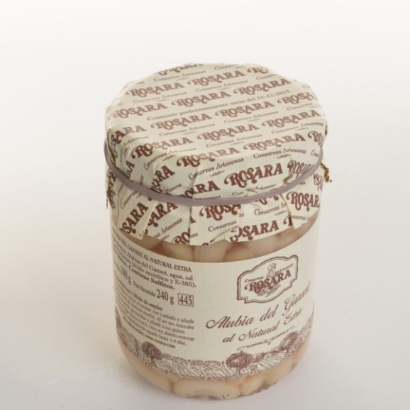 Conservas Artesanas Rosara Ganxet Bean - Glass jar 445 ml.