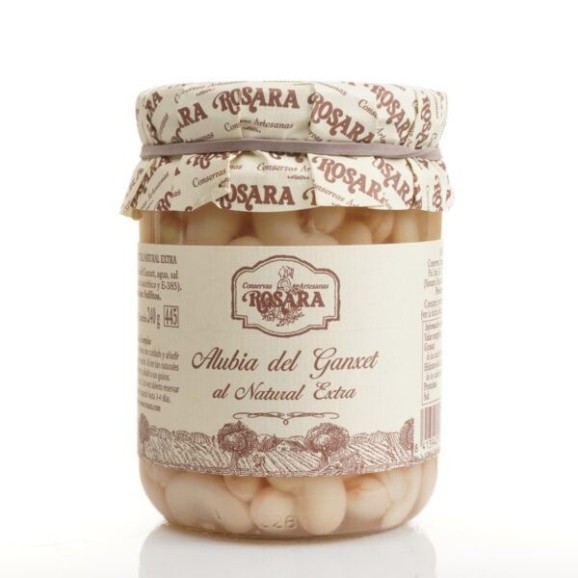 Conservas Artesanas Rosara Ganxet Bean - Glass jar 445 ml.