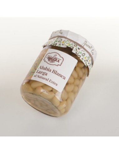 Rosara organic long white bean - Jar...