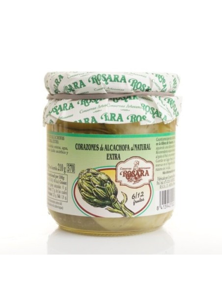 Conservas Artesanas Rosara Alcachofa Corazones - Tarro 370 ML
