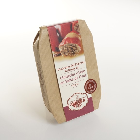 Conservas Artesanas Rosara Pimiento Relleno de Chuletón y Foie Lata 270 ML