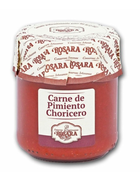 Conservas Artesanas Rosara Carne de Pimientos Choriceros Tarro212 ML