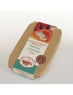 Conservas Artesanas Rosara Pimiento Relleno de Merluza y Gambas Lata A-F 270 ML 2