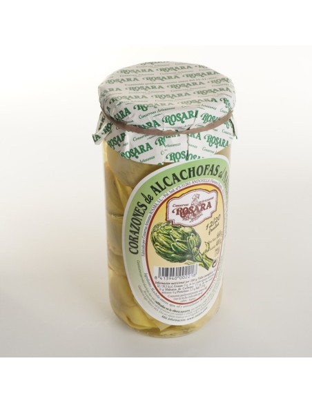 Conservas Artesanas Rosara Alcachofa Corazones - Tarro 720 ML