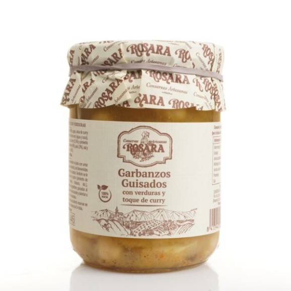 Conservas Artesanas Rosara Garbanzos Guisados Tarro 445 ml