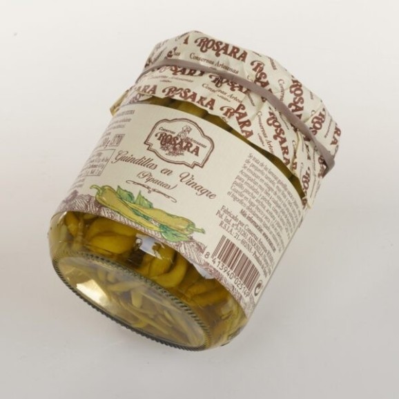 Conservas Artesanas Rosara Guindillas en Vinagre Extra Tarro 445 ML