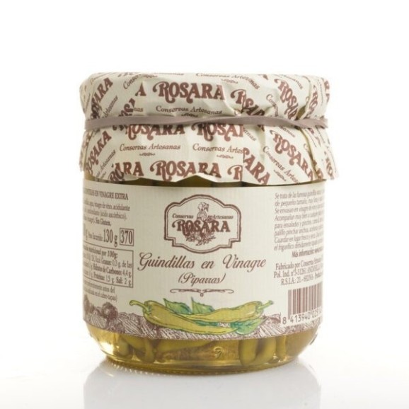 Conservas Artesanas Rosara Guindillas en Vinagre Extra Tarro 445 ML