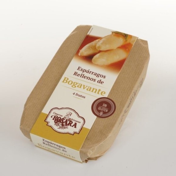 Conservas Artesanas Rosara Esparrago Relleno de Bogavante Lata A-F 330 ML