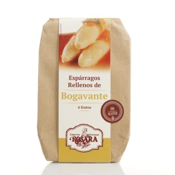 Conservas Artesanas Rosara Esparrago Relleno de Bogavante Lata A-F 330 ML