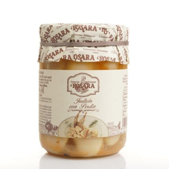 Conservas Artesanas Rosara Judión con Perdiz Tarro 445 ML
