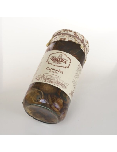 Rosara Snails Natural - Glass jar 720...