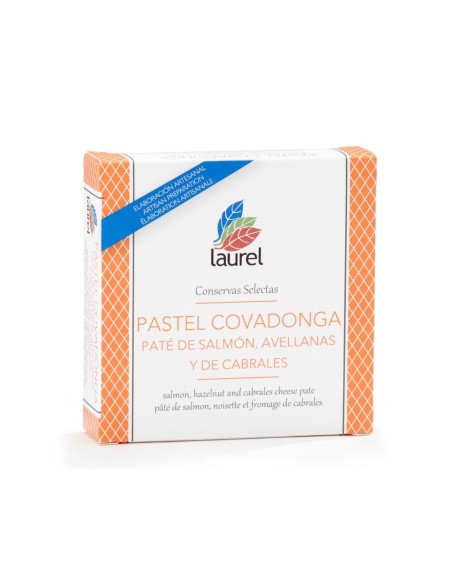 Conservas Laurel Salmon, hazelnut and Cabrales cheese pâté 150 gr.