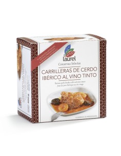 Conservas Laurel Iberische Schweinebacken in Rotwein 400 gr.
