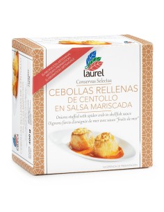 Sabores de Asturias Cebollas Rellas Centollo Salsa Mariscada 400 gr