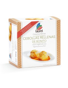 Conservas Laurel Oignons farcis à la bonite 400 gr. - Oliva Oliva