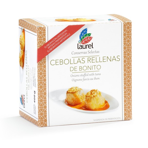 Conservas Laurel Onions Stuffed with Tuna 400 gr. - Oliva Oliva