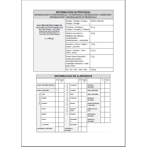 Sabores de Asturias Pastel Algas Marinas 150 gr