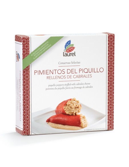 Conservas Laurel Piquillo Peppers Stuffed with Cabrales Cheese 280 gr.