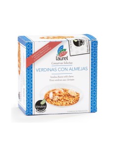 Conservas Laurel Beans with Clams 420 gr. - Oliva Oliva