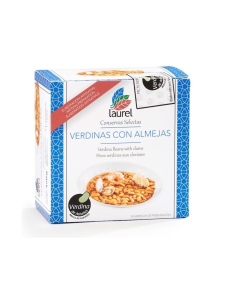 Conservas Laurel Haricots aux palourdes 420 gr. - Oliva Oliva