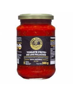 15x Tierra Palaciega Tomate Frito artesanal con Aceite de Oliva Virgen Extra - Tarro 365 gr.