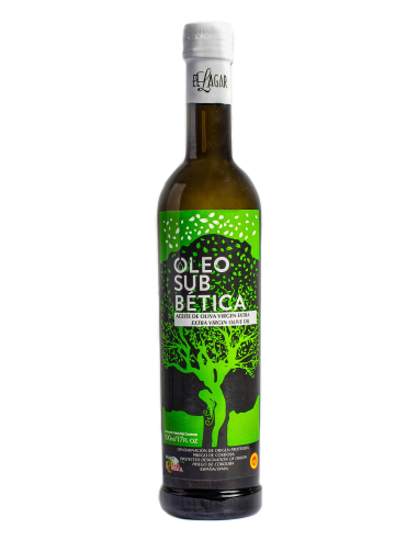 Oleo Subbética Coupage - Botella de vidrio 500 ml.