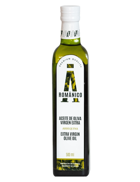 Románico Arbequina Glass bottle 500 ml. - Oliva Oliva