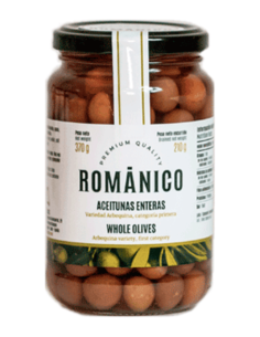 Románico Aceituna Arbequina Tarro 210 gr. - Oliva Oliva