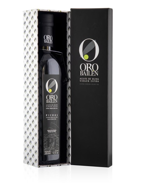 Oro Bailén Picual - Gift Box of 1 glass bottle 500 ml.
