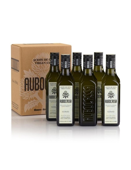 Aubocassa Arbequina Glass bottle 500 ml. - Oliva Oliva