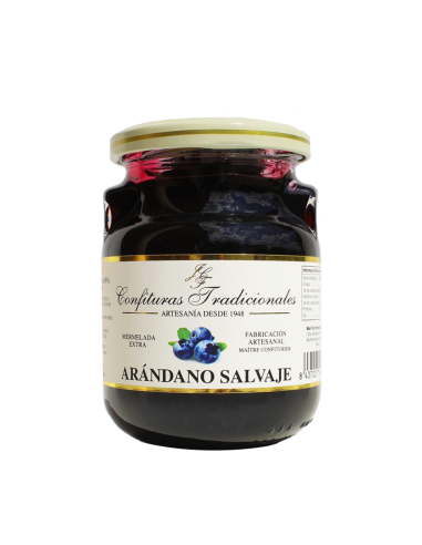 Confituras Tradicionales Mermelada Arándano Salvaje - Tarro 300 gr.