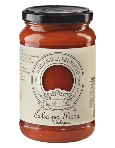 Mariangela Prunotto Salsa de Tomate BIO para Pizza - Tarro 340 gr.