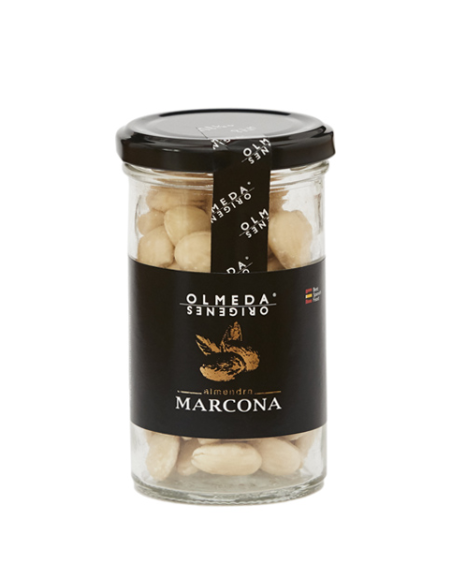 Olmeda Orígenes Raw Marcona Almond Jar 130 gr. - Oliva Oliva