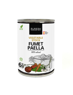 Olmeda Orígenes Fumet Paella Verdura - Lata 410 gr.