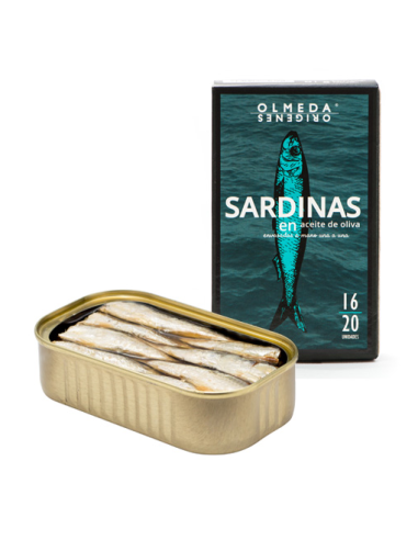 Olmeda Orígenes Sardinas en Aceite de Oliva - Lata 115 gr.