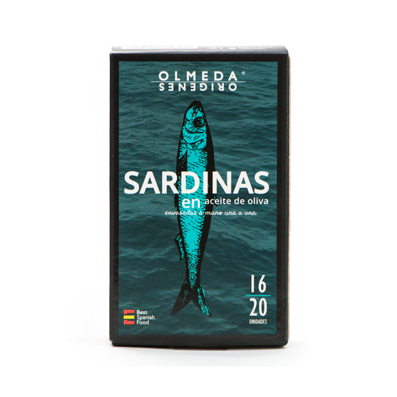Olmeda Orígenes Sardinas en Aceite de Oliva - Lata 115 gr.