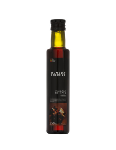 Olmeda Orígenes Vinagre de Jerez Reserva D.O. - Botella de vidrio 250 ml.